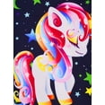 thumbnail image 3 of ATAIKU Kids Girls 3PCS Pajama Set Short Sleeve Pjs with Shorts and Pants Children Sleepwear Unicorn Loungewear 3 to 12 Years, 3 of 10