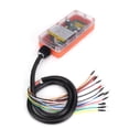 thumbnail image 2 of Controlador remoto industrial 1 transmisor + 1 receptor controlador remoto industrial inalámbrico a prueba de agua IP65 con 8 botones para grúas industriales, 2 of 8
