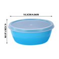 thumbnail image 4 of Stackable Plastic Bowl Set with Airtight Lids | Oval Food Storage Containers for Fridge | BPA-Free Kitchen Organizers, 4 of 7