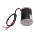 thumbnail image 2 of Motor de escobillas pequeño de 12 V y 120 W, alta velocidad, 5000 RPM, con eje D para scooters eléctricos, motocicletas y generadores DIY., 2 of 14