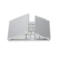 thumbnail image 3 of TFixol Wireless BT Keyboard Mini Folding Keyboard Portable Ultra Slim BT Keyboard with Touchpad for Windows/Android/iOS Silver, 3 of 8