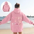 thumbnail image 4 of Cute Bow Y2K Graphic Hoodies for Women Hooded Sweatshirt with Pockets Streetwear Pullover Tops, 4 of 8
