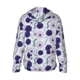 thumbnail image 2 of Picia Daisies Flowers Women's Men's UPF 50+ Sun Protection Hoodie Shirt Long Sleeve SPF Fishing Outdoor UV Hiking Lightweight Shirts-Large, 2 of 9