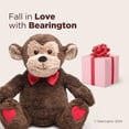 thumbnail image 6 of Bearington Valentino Stuffed Monkey Plush – 6 Inch Cute Valentines Stuffed Animal, Soft Heart Monkey Toy for Kids, Couples, or Romantic Valentine's Day Surprises, 6 of 7