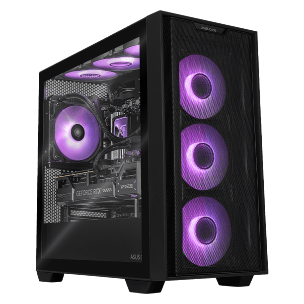 Xtreme PC Gaming ASUS Geforce RTX 5070 AMD Ryzen 7 9700X 32GB DDR5 SSD 1TB Sistema Liquido WIFI Black PBA