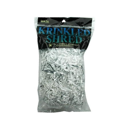 Cindus Krinkle Shred Bag 2oz White/Silver