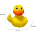 thumbnail image 3 of patitos de goma amarillos, lindos y pequeños, divertidos, para decorar el salpicadero y el baño., 3 of 3