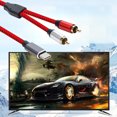 thumbnail image 1 of Cable de audio chapado en oro de 15 m tipo C a 2RCA tipo C a 2RCA para teléfono móvil tableta computadora portátil, 1 of 8