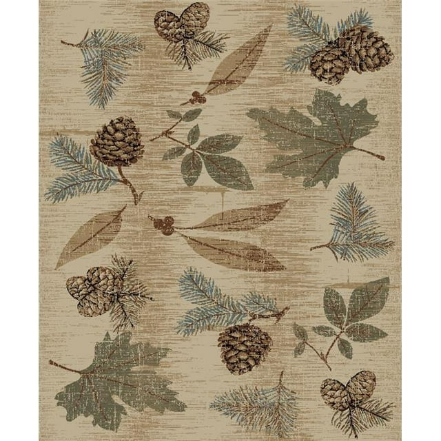 Mayberry Rug HS7821 8X10 7 ft. 10 in. x 9 ft. 10 in. Hearthside Autumn Area Rug, Multi Color