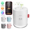 Mini Humidifier,500ml Small Cool Mist Humidifier,USB Personal Desktop Humidifier for Home
