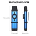 thumbnail image 2 of HLONK Aluminum Alloy Kazoo Woodwind Instrument Musical Instrument for Beginners Black, 2 of 7