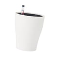 thumbnail image 4 of Maceta autorriego, resistente y ligera, con indicador de nivel de agua. Blanco, 4 of 9