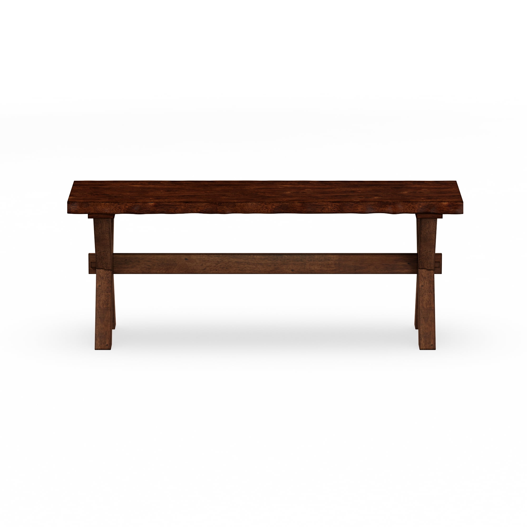 Desert Fields Cocina Live Edge Dining Bench, Walnut