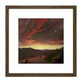 thumbnail image 1 of Church Twilight In The Wilderness 8X8 Inch Square Wooden Framed Wall Art Print Picture with Mount, 1 of 4