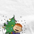 thumbnail image 5 of Camiseta estampada con dibujos de Snoopy y villancicos de Peanuts para hombre y mujer, camiseta de algodón a la moda con estampado de Charlie Brown, 5 of 5