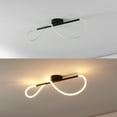 thumbnail image 6 of JONATHAN Y Alessio 33" Contemporary Minimalist 360 Adjustable Silicone Neon Rope Dimmable Linear Integrated LED Flush Mount, Black, JYL7137B, 6 of 10