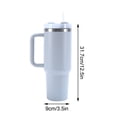 thumbnail image 3 of No te lo pierdas S-tanley - Vaso de acero inoxidable aislado al vacío, con tapa y popote, vaso para agua, té helado o café, licuado y más 40OZ, 3 of 3