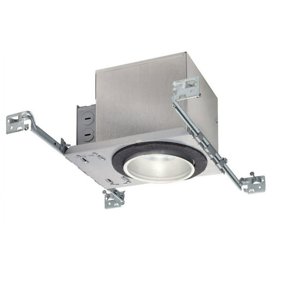juno lighting ic1led g4 06lm 120 frpc 30k, 90cri - 4" ic-rated new construction recessed housing, 120v, bright white