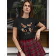 thumbnail image 2 of To Infinity & Beyond Cool Foxes T-Shirt Women -Image by Shutterstock, Female x-Large, 2 of 4