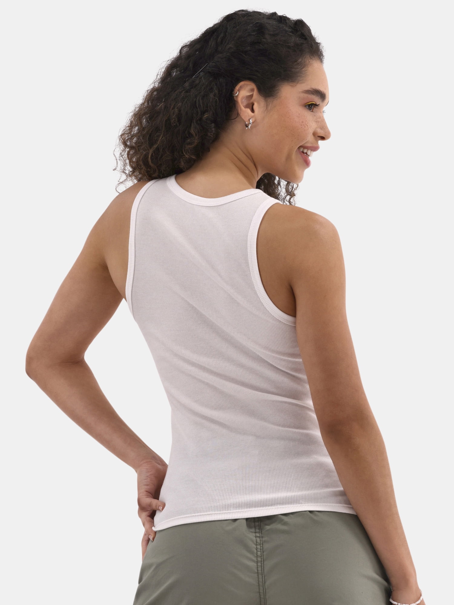 No Boundaries High Neck Tank Top, Women's, 3-Pack, Sizes XXS-XXL