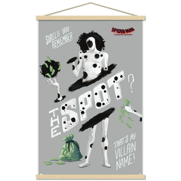 Marvel Spider-Man: Across the Spider-Verse - The Spot Wall Poster with Magnetic Frame, 22.375" x 34"