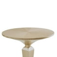 thumbnail image 5 of Michael Amini Malibu Crest Round Wood Pedestal Tea Table - Chardonnay, 5 of 9