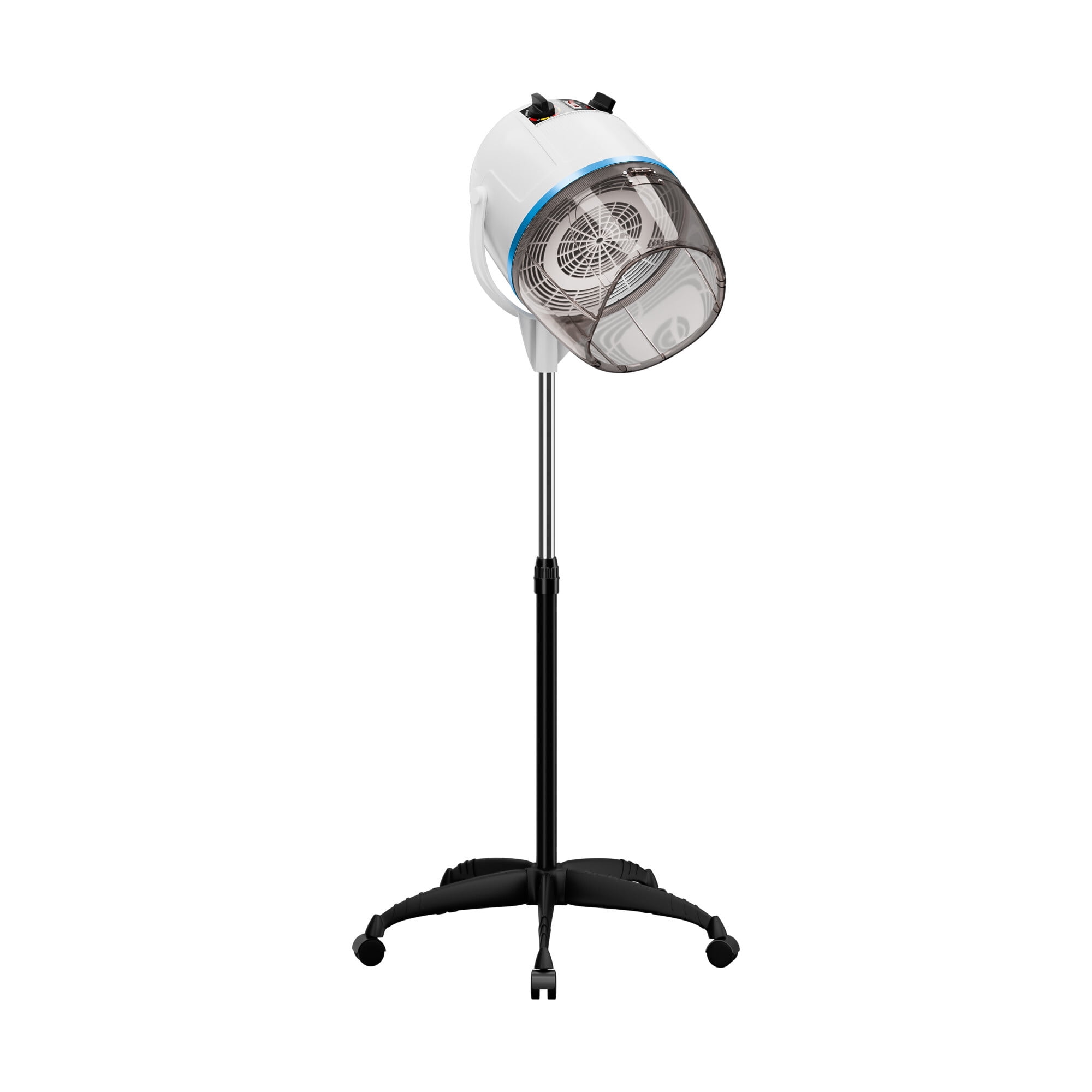 ZENY Pro 1300W Floor Standing Bonnet Hair Dryer, White Professional Hooded Hair Dryer