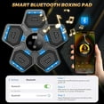 thumbnail image 4 of 2025 Music Boxing Machine for Adults and Kids, Smart Bluetooth Boxing Training Equipment with Gloves Wall Mounted, Workout Punching Machine for Home,Office and Gym, 4 of 8
