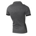 thumbnail image 3 of Nnhblu Men Polyester Short Sleeve Turndown collar Slim Mens Tshirts Graphic Gary L, 3 of 3