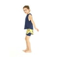 thumbnail image 5 of Girl's Athletic Sportswear Solid Tank Top and Patterned Tennis Shorts Set in Garden Poppy Yellow Small, 5 of 5