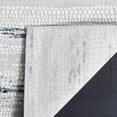 thumbnail image 7 of SAFAVIEH Hanna Lynna Abstract Runner Rug, Grey Ivory/Dark Grey, 2' x 8', 7 of 7