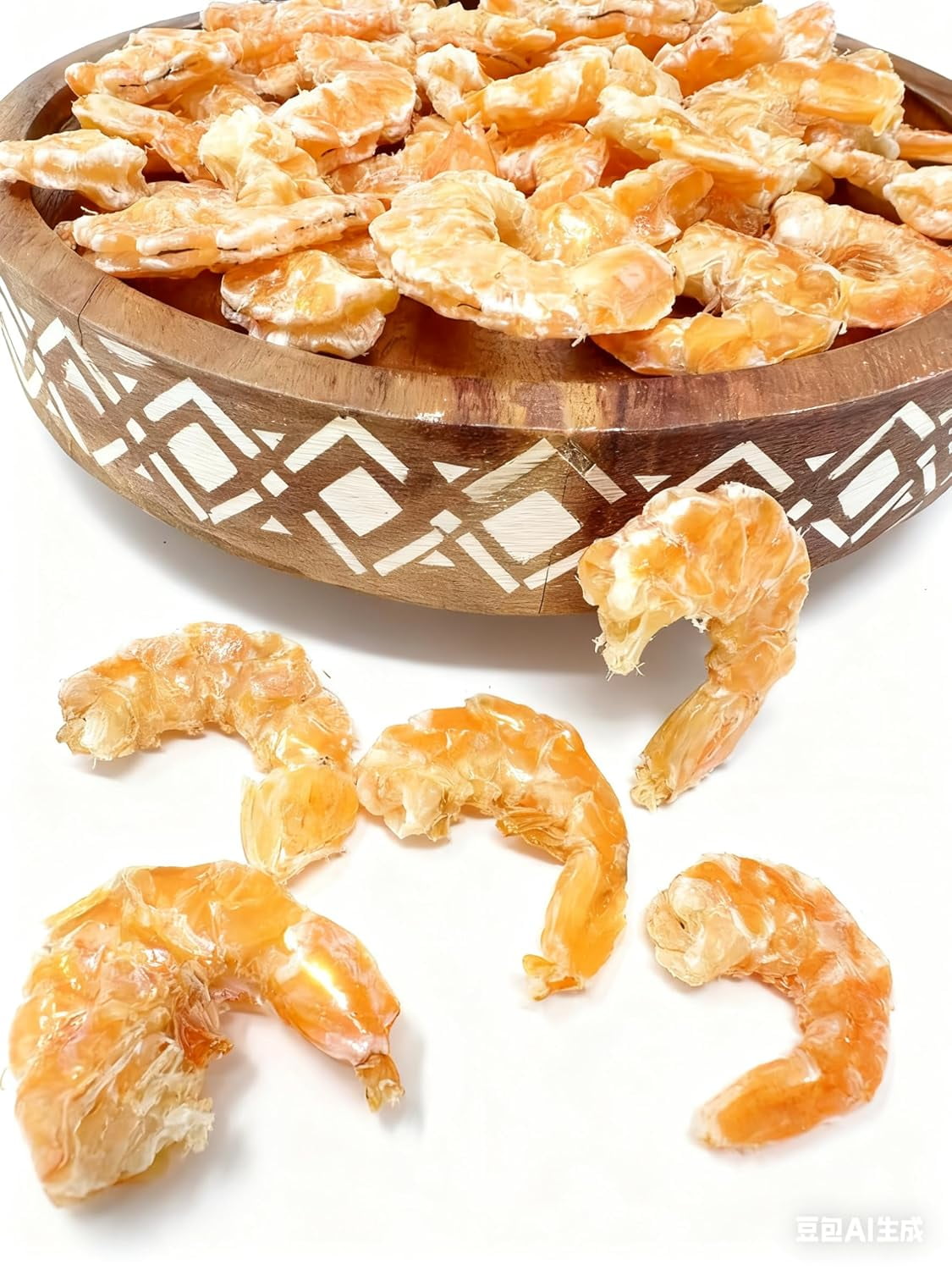 5LB Dried Shrimp Florida Sun Died Shrimp, USA Dried Seafood Fresh-Caugh Dehydrated for Snacks, Seafood Salad, Pad Thai or Soup Large 5x 16OZ/Bags