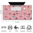 thumbnail image 5 of Long Mouse Pads for Desk,Ballet Princess Pattern Desk Mats on Top Of Desks, Desk Mouse Pad Extra Large with 3mm Non-Slip Base and Stitched Edge for Gaming,Office,Work,Home 47.3"x23.6", 5 of 6
