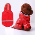 thumbnail image 4 of Chaqueta Impermeable Sunnimix para Perro invierno Poncho lluvia rojo L, 4 of 6