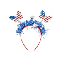 Way to Celebrate Americana Butterfly Tinsel Headband