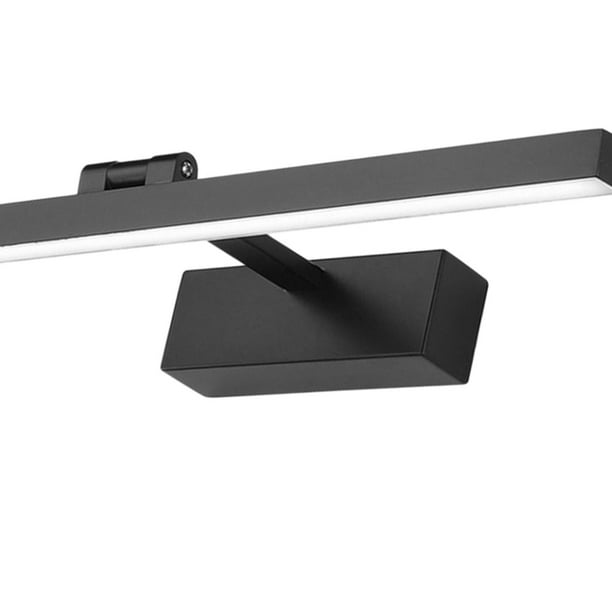 ACHNC LED Luz De Espejo Baño Retro,Latón Lámpara De Pared Baño Vintage Impermeable,Negro Lámpara De Espejo Cosmético, Luz De Maquillaje Para Espejos De Tocador Cosmética,4000K,L58CM/12W