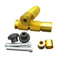 thumbnail image 1 of Reposapiés genéricos Colamx para motocicleta accesorios universales Oro, 1 of 8