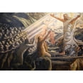 thumbnail image 2 of Joakim Skovgaard 24x18 Gold Ornate Framed and Double Matted Museum Art Print Titled - Christ in the Realm of the Dead (1890 - 1894), 2 of 4