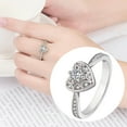 thumbnail image 4 of Anillo para Mujeres y Niñas Fashion Anillo en Forma de Corazón Fashion con Anillo Regalos, 4 of 8