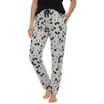 thumbnail image 2 of Mickey Mouse Women's All Over Print Pajama Pants, Cotton Lounge Wear, Gray, 2 of 5