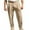 Khaki, variant on UAMVSH Chino Suit Pants for Men Trendy Pleated Front Twill Dress Pants with Pockets Loose Fit Wide Leg Work Business Trousers(X-Large,White)