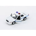 thumbnail image 2 of Ford Crown Victoria Police Interceptor, White - Kinsmart 5342D - 1/42 scale Diecast Car, 2 of 6