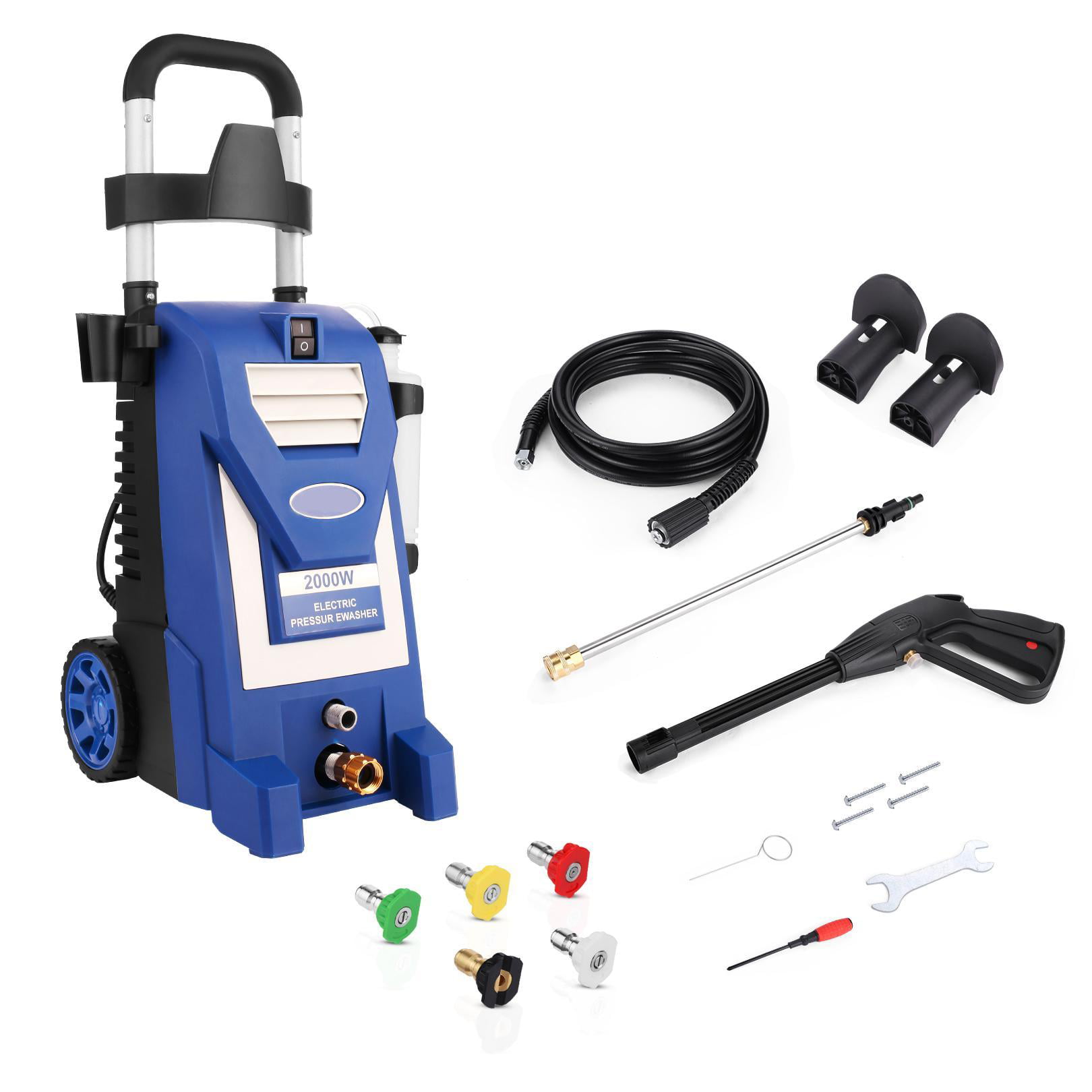 3800PSI 3.0GPM Electric Pressure Washer Power Water Cleaner Machine & Hose Reel