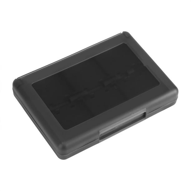 Estuche de plástico PP 28 en 1 para tarjetas de juego, caja de almacenamiento de cartuchos para Nintendo 3DS, DSL, DSI LL, color negro