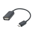 thumbnail image 1 of YOPTOP Micro USB 2.0 OTG Cable On The Go Adapter Male Micro USB to Female USB for  Phones Tablets (Black), 1 of 5