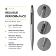 thumbnail image 5 of Cross Tech2™ Titanium Gray Dual-Function Ballpoint Pen with Stylus, 5 of 7