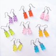 thumbnail image 4 of Pendientes de osito de goma KAIYANG 1 par colgantes color morado y azul, 4 of 4