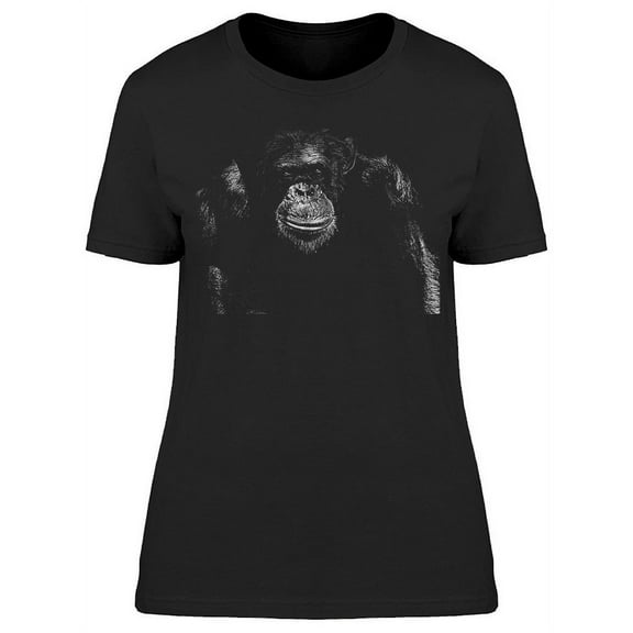 Bonobo Chimpanzee T-Shirt Women -Image by Shutterstock, Female 3X-Large