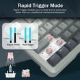 thumbnail image 3 of Teclado Gaming E-Yooso Rapid Trigger Hall Effect Gris/Negro, 3 of 8
