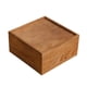 thumbnail image 4 of Caja de madera para regalo de boda con tapa deslizante, para guardar joyas, decoración del hogar 20 cm x 20 cm x 10 cm, 4 of 9
